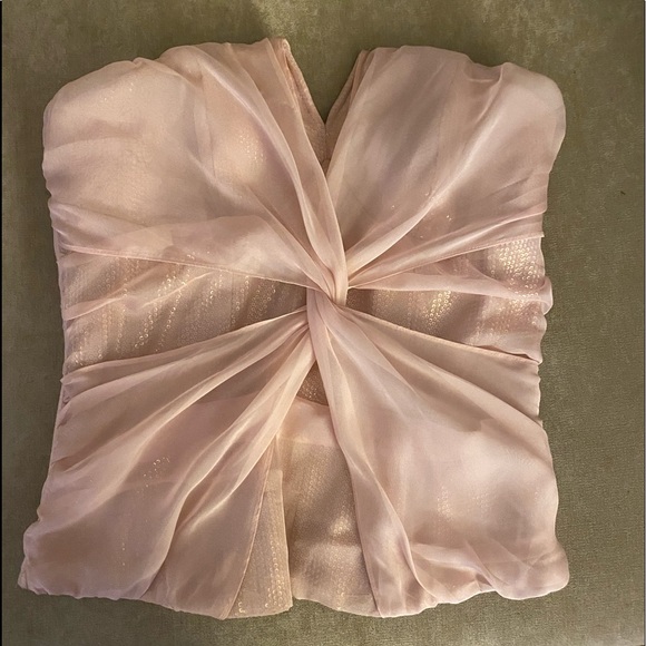 bebe Tops Bebe Corset Bustier Top Chiffon Sequins Medium Poshmark